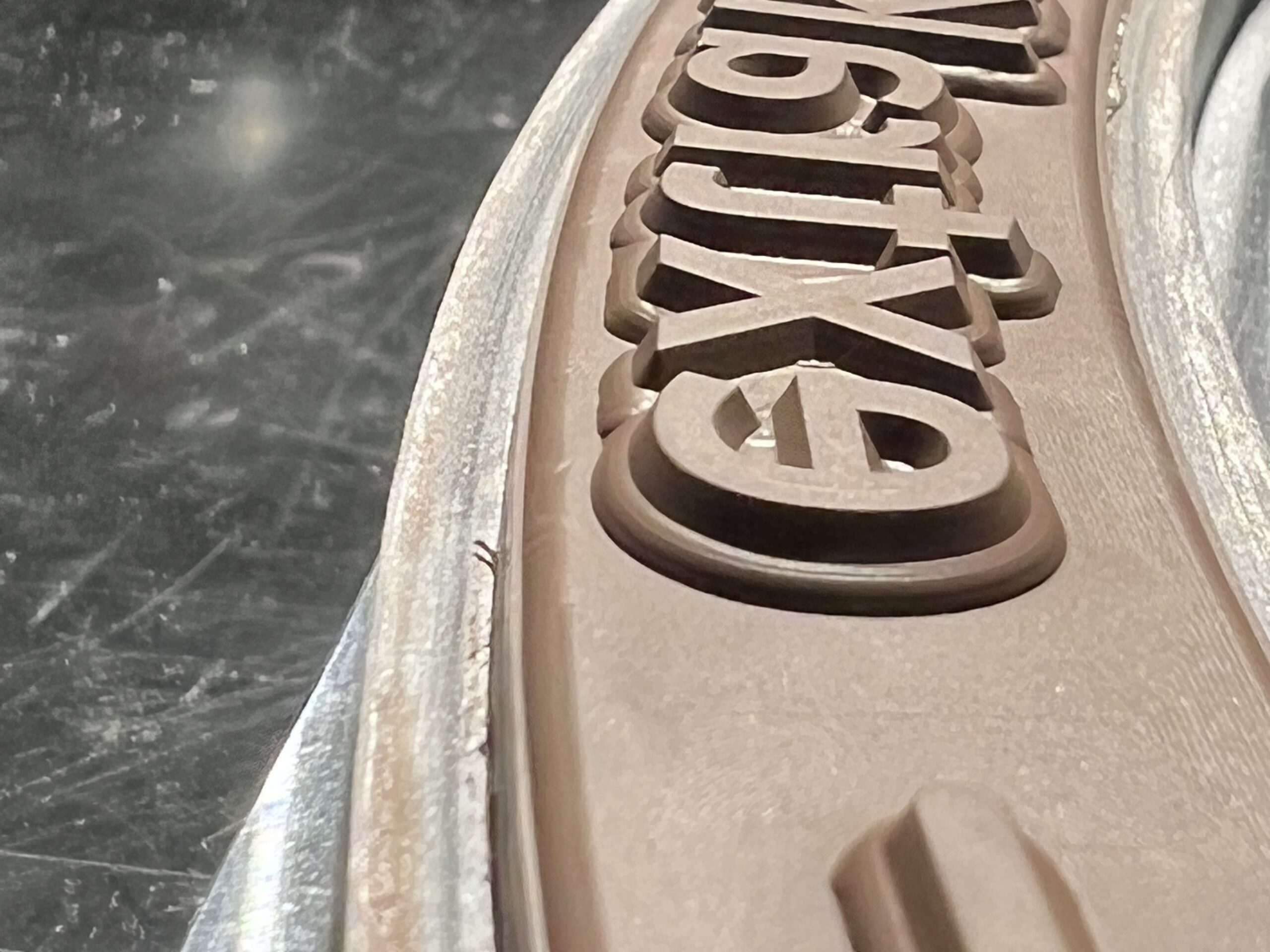 Silicone rubber die for white goods